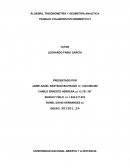 ÁLGEBRA, TRIGONOMETRÍA Y GEOMETRÍA ANALÍTICA TRABAJO COLABORATIVO MOMENTO # 2