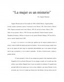 La mujer es un misterio