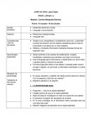 PLAN DEL MES DE OCTUBRE Jardín de niños: Jean Piaget