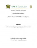 NORMAS LEGALES QUE REGULAN LA RESPONSABILIDAD ÉTICA DEL CONTADOR PÚBLICO E INSTANCIAS QUE CONDUCEN EL QUEHACER ÉTICO DE LOS MISMOS