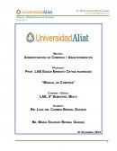 MANUAL DE PROCEDIMIENTOS DE COMPRAS