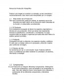 Producción Fotografica