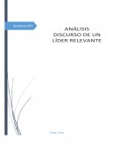 Análisis del discurso de un líder relevante