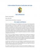 Microfinanzas - Por amor al Dinero