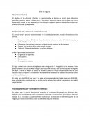 DESCRIPCION DEL PRODUCTO Y VALOR DISTINTIVO