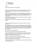 Parte 1: Voy a basar mi trabajo en un negocio familiar