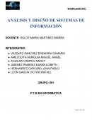 ANÁLISIS Y DISEÑO DE SISTEMAS DE INFORMACIÓN.
