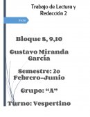 Trabajo de Lectura y Redacción