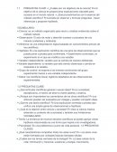 Preguntas clave y Vocabulario Biologia 1