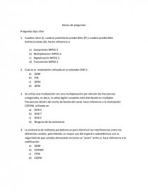 Banco de preguntas: Preguntas tipo Icfes. Página 1