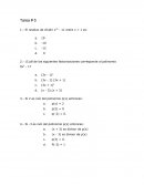 Tarea de Matemática: factorización