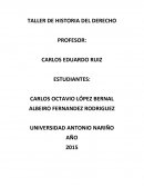 Taller de historia del derecho