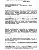 DIVORCIO INCAUSADOPROCEDIMIENTO ESPECIAL