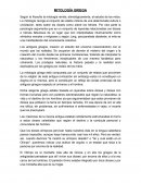 Ensayo sobre La Mitología griega