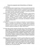 Comparacion entre la escuela nueva y la tradicional