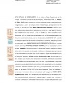 MODELO DE ACTA NOTARIAL DE NOMBRAMIENTO