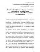 Síntesis sobre "Crimen y Castigo " de Fiódor Dostoievski y " La teoría social contemporánea"