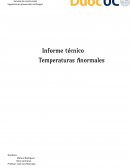 Informe técnico Temperaturas Anormales