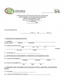 FORMATO DE HOJA DATOS PERSONALES