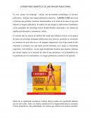 COMENTARIO SEMIÓTICO DE UNA IMAGEN PUBLICITARIA