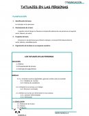 Texto argumentativo - tatuajes