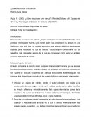 ¿Cómo reconocer una ciencia?