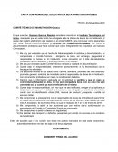 CARTA COMPROMISO DEL SOLICITANTE A BECA MANUTENCIÓN
