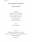 SOCIEDAD PENSAMIENTO Y COMPORTAMIENTO TRABAJO COLABORATIVO 1