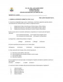 Examen deI Bimestre de Historia universal