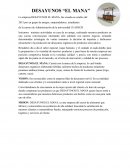 BRIEF - DESAYUNOS "EL MANA"