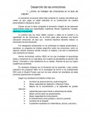 Desarrollo de las emociones. ¿Cómo se trabajan las emociones en el aula de infantil?