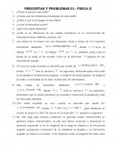 PREGUNTAS Y PROBLEMAS DE FISICA II