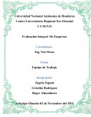 Evaluación Integral De Empresas