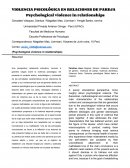 Una perspectiva netamente educativa, conocer a grandes rasgos sobre la violencia psicológica