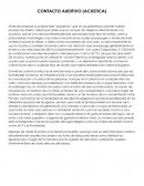 CONTACTO AUDITIVO (ACUSTICA)