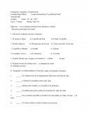 Friendly High School. Lectura Domiciliaria “La polilla del baúl”