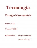 Tecnología: La energía mareomotriz