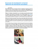 El proceso de investigación comercial. Obtención de información secundaria