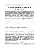 El modelo consensual de democracia en la unión europea