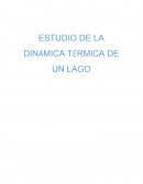 ESTUDIO DE LA DINÁMICA TÉRMICA DE UN LAGO