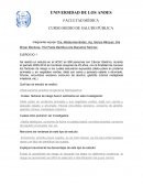 EJERCICIO 1 Se realizó un estudio en el HCSC en 800 personas con Cáncer Gástrico