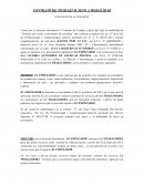 CONTRATO DE TRABAJO SUJETO A MODALIDAD (POR INICIO DE ACTIVIDADES)