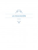 Panorama de la educación en México lecturas