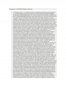 Resumen LA PESTE (Albert Camus)