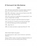 El ferrocarril de Villa Dolores