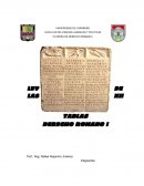 LEY DE LAS XII TABLAS DERECHO ROMANO I