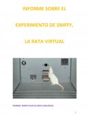 INFORME SOBRE EL EXPERIMENTO DE SNIFFY, LA RATA VIRTUAL
