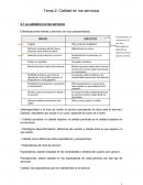 Tema 2 calidad en los servicios