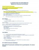Elaboración de instrumentos - Maestría en Docencia Universitaria