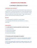 DIAGNOSTICO DEL PROBLEMA: “LA ENFERMEDAD CONSECUENCIA DEL PECADO”